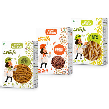 Multigrain, Foxnut & Oats Pasta  | Healthy Pasta | 900g Pack Of 3